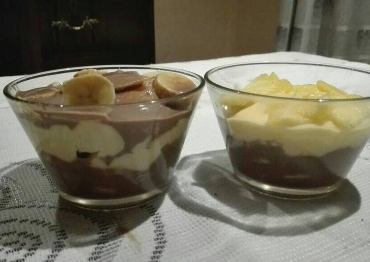 Recipe title: chocolate mousse dessert