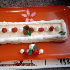 A picture of Ladybirds Baked Cottage Cheese Cake.