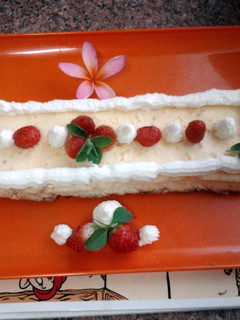 A picture of Ladybirds Baked Cottage Cheese Cake.