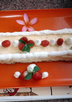 A picture of Ladybirds Baked Cottage Cheese Cake.