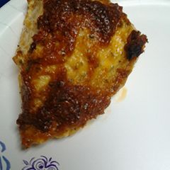 Parmesan crusted chicken A picture of Parmesan crusted chicken.