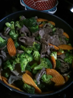 A picture of Beef and Broccoli.