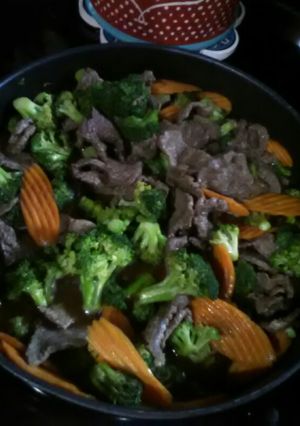 A picture of Beef and Broccoli.