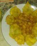 Camarones guisados con frito verde (estilo Dominicano)