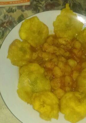 Una foto de Camarones guisados con frito verde (estilo Dominicano)