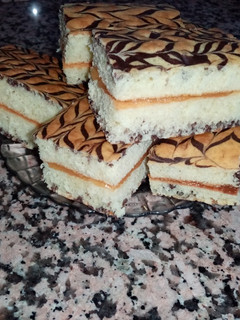 صورة لوصفة كيكة ببودرة الكريم باتسير 😋