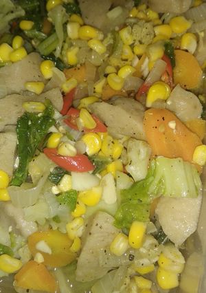 Foto resep Capcay Lada Hitam (simple)