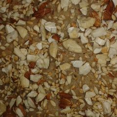 A picture of Suji aur besan ka halwa.