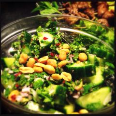 A picture of Thai Cucumber Salad with Peanuts.
