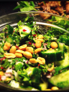 A picture of Thai Cucumber Salad with Peanuts.