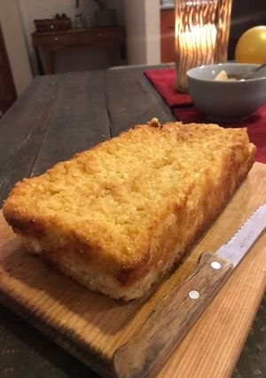 Una foto de Pastel de Elote