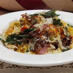 A picture of Vegetable Biryani.
