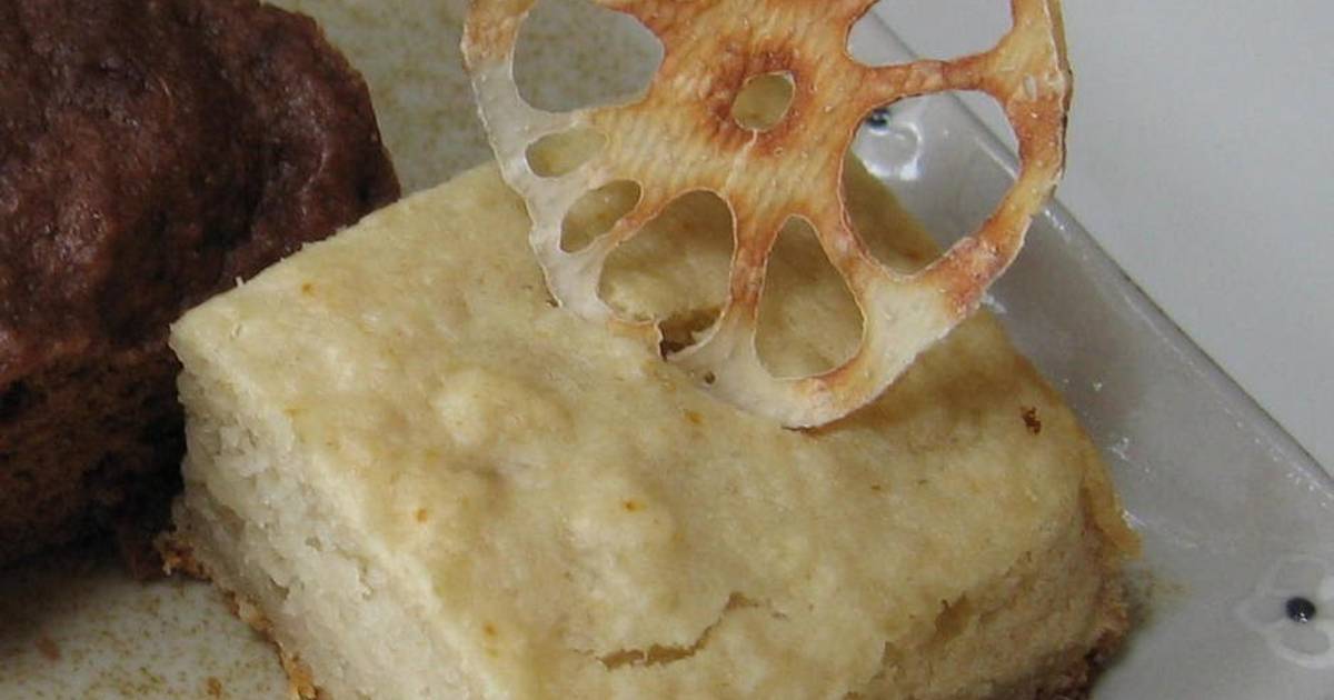 White Lotus Root Cake Recipe by cookpad.japan Cookpad