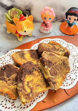 Foto resep Bolu Marmer Orange chocolate🍊