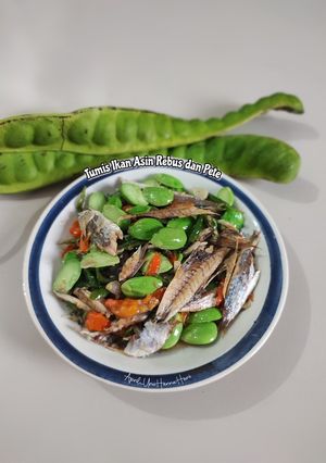 Foto resep Tumis Ikan Asin Rebus Dan Pete