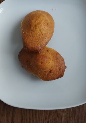 Une photo de Madeleine légère et moelleuses