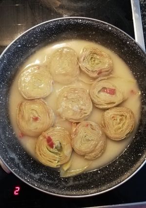 Una foto de Alcachofas con jamón