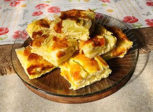 Una foto de 🧀Milhojas de zucchini gratinado 🧀