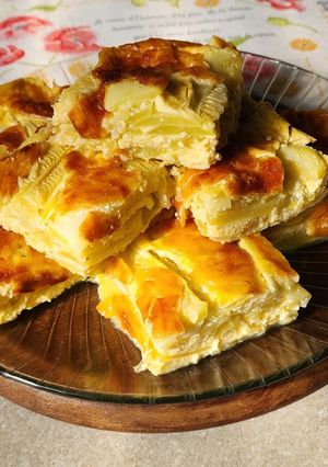 Una foto de 🧀Milhojas de zucchini gratinado 🧀