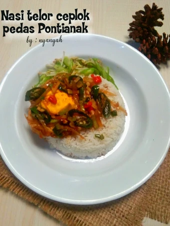 Cara Mudah Membikin Resep Nasi telor ceplok pedas Pontianak yang Menggugah Selera Anti Ribet, Lezat Sekali