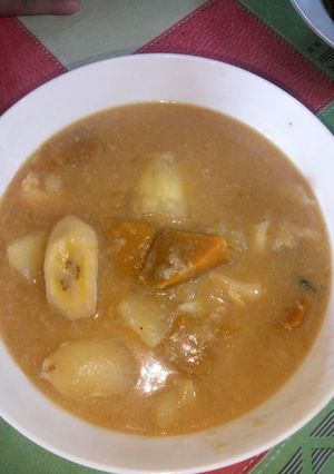Foto resep KOLAK kuah DUREN pisang,labu,singkong, banjar gunung ronggeng