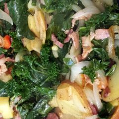 A picture of Collard greens.