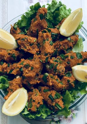 A picture of Red Lentil Patties.