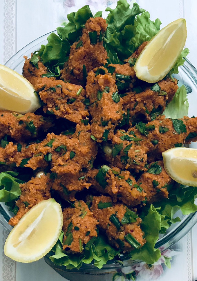 A picture of Red Lentil Patties.