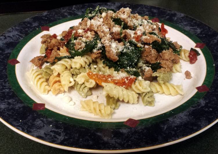 Sausage & Spinach Pasta