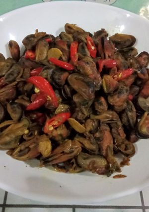 Foto resep Tumis kerang pedas manis