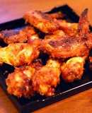 Korean Style Spicy Oven Baked Chicken Wings
