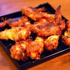 A picture of Korean Style Spicy Oven Baked Chicken Wings.