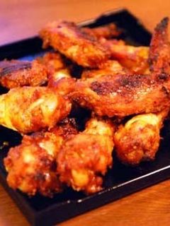 A picture of Korean Style Spicy Oven Baked Chicken Wings.