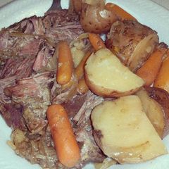 A picture of Grandma's Pot Roast.