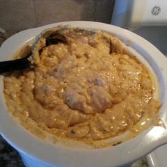 A picture of Five cheese chicken crockpot dip.