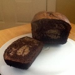 A picture of Chocolate Marble Banana Bread.