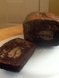 A picture of Chocolate Marble Banana Bread.