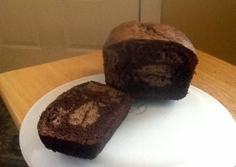 Recipe: Appetizing Chocolate Marble Banana Bread