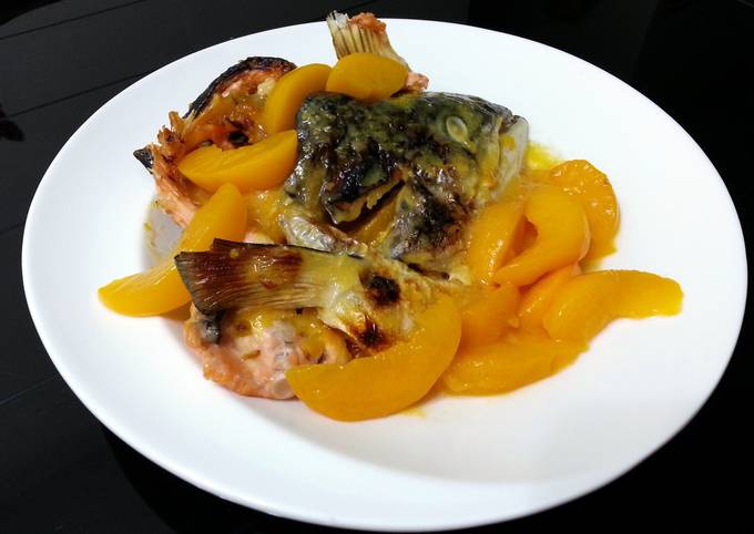 Recipe of Any-night-of-the-week Salmon In Honey Peach Sauce