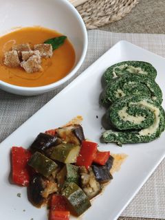 Una foto de Menú completo en Thermomix