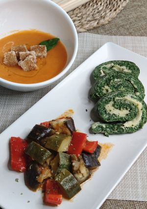 Una foto de Menú completo en Thermomix