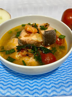Foto resep Salmon Soup