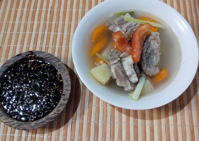 Sup Iga sambel Kecap