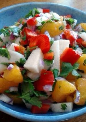 A picture of Jicama Salad.