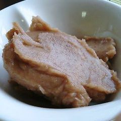 A picture of Chestnut Paste (Made with Chestnuts Simmered in Their Inner Skins).