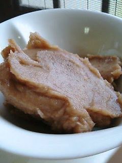 A picture of Chestnut Paste (Made with Chestnuts Simmered in Their Inner Skins).
