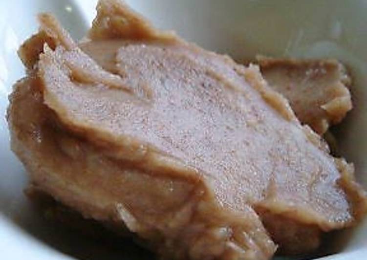 Chestnut Paste (Made with Chestnuts Simmered in Their Inner Skins)