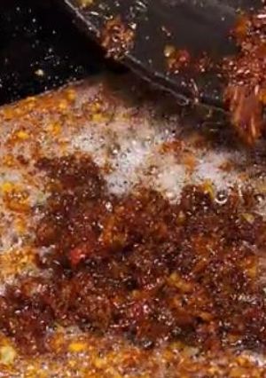 Hình của món Tương sò điệp (XO - sauce).