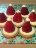 Vickys Vanilla Cookie Santa Hats GF DF EF SF NF