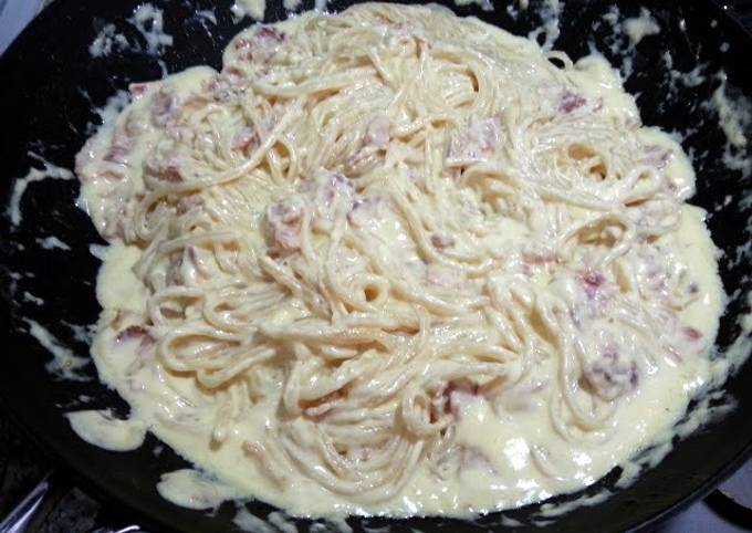 Recipe of Favorite Carbonara Spaghetti